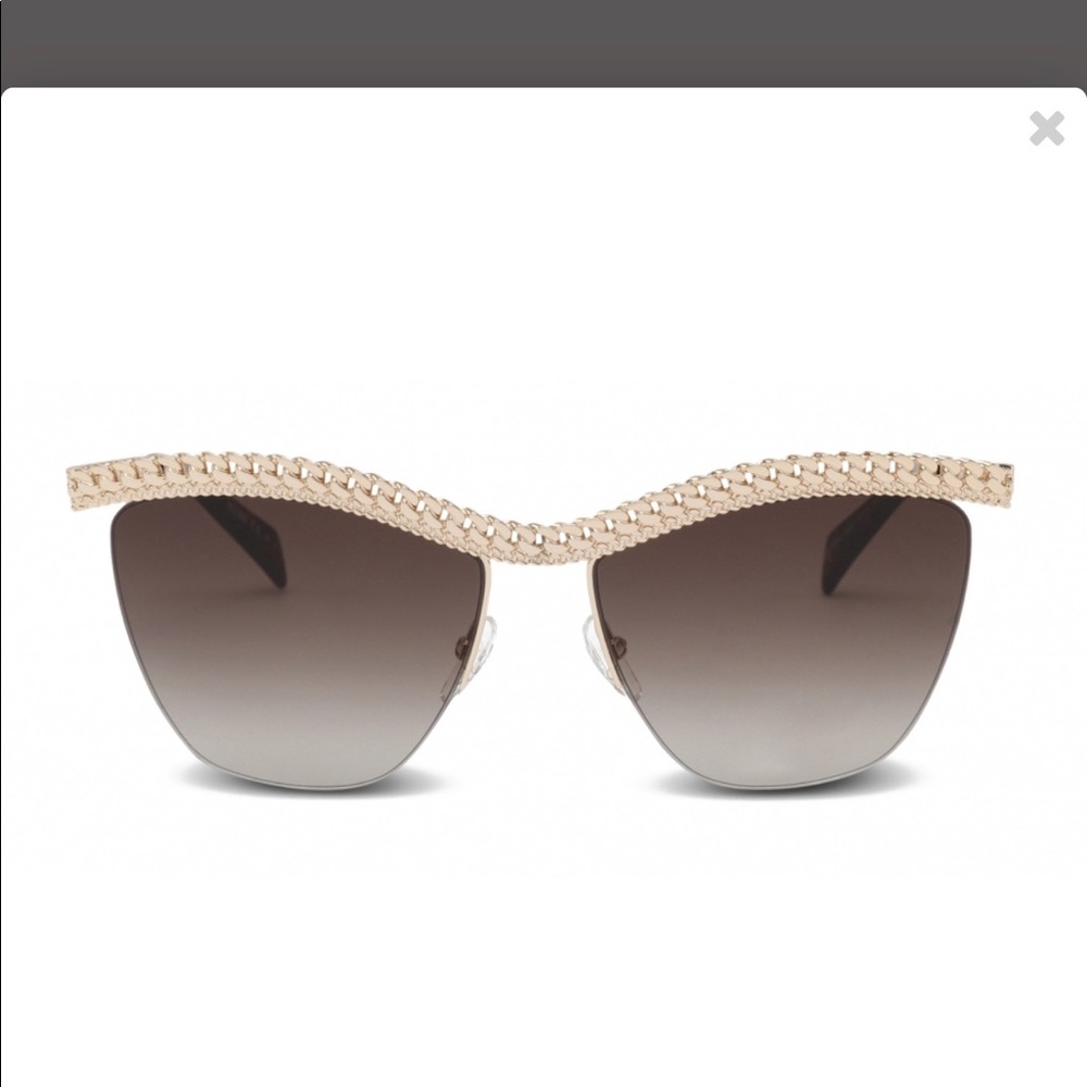 Moschino - Sunglasses with Gold Frame